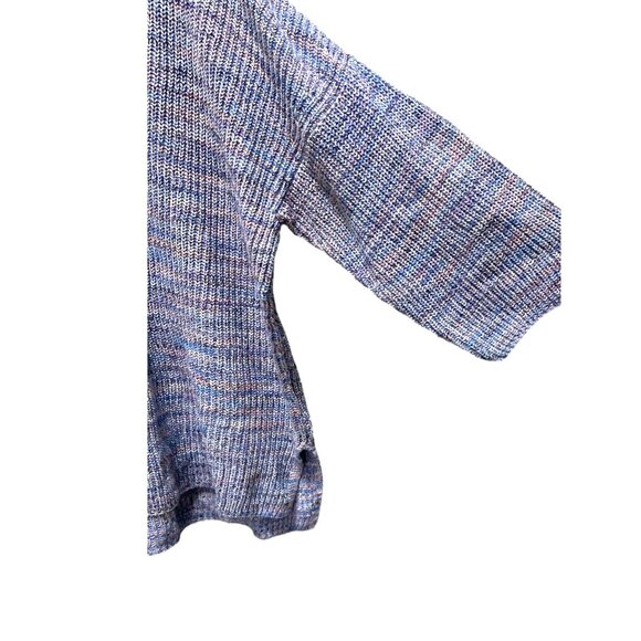 J. Jill Blue Jasper Dropped Shoulder Sweater Size L - Picture 8 of 13